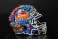 Mini Hand Painted Super Bowl LIX Football Helmet by Charles Fazzino