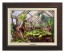 Kinkade Canvas Classics: Harry Potter Hogwarts Greenhouse (Classic Espresso Frame)