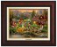 Kinkade Disney Canvas Classics: Mickey and Minnie Rocky Mountain Roundup (Classic Burl Frame)