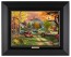 Kinkade Disney Canvas Classics:The Fox and the Hound (Classic Black Frame)