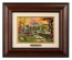Kinkade Disney Brushworks: The Fox and the Hound (Classic Burl Frame)