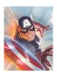 Marvelocity: Captain America by Alex Ross (Lithograph)