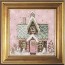 The Gingerbread House Framed Surprise Holiday Reveal 5x5" by Ashley Salvatori