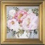 Blushing Beauty Framed Canvas Print 5x5" by Ashley Salvatori