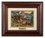 Kinkade Brushworks: Harry Potter Hagrid&rsquo;s Hut (Classic Burl Frame)