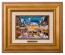 Kinkade Disney Brushworks: Mickey and Minnie Christmas Market (Classic Antique Gold Frame)