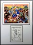 Captain America- 50th Birthday Commemorative Print (framed)