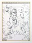 Captain America- 50th Birthday Commemorative Print (remarque)