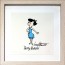 Flintstones Character Etching: Betty Rubble signed by Iwao Takamoto