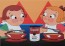 Soup Time Miniature Lithograph