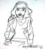 Iwao Takamoto Original Drawing: Daphne Blake (5156)