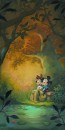Our Spot by the Lily Pad | Oil on Canvas | 15" x 30"