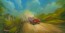 The Need For Speed / Oil on Canvas / 24"w x 12"h