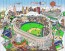 An All-Star Tribute to Yankee Stadium  (MLB All-Star Game, New York, 2008) by Charles Fazzino