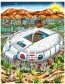 Super Bowl LVII: Arizona by Charles Fazzino (With Score)